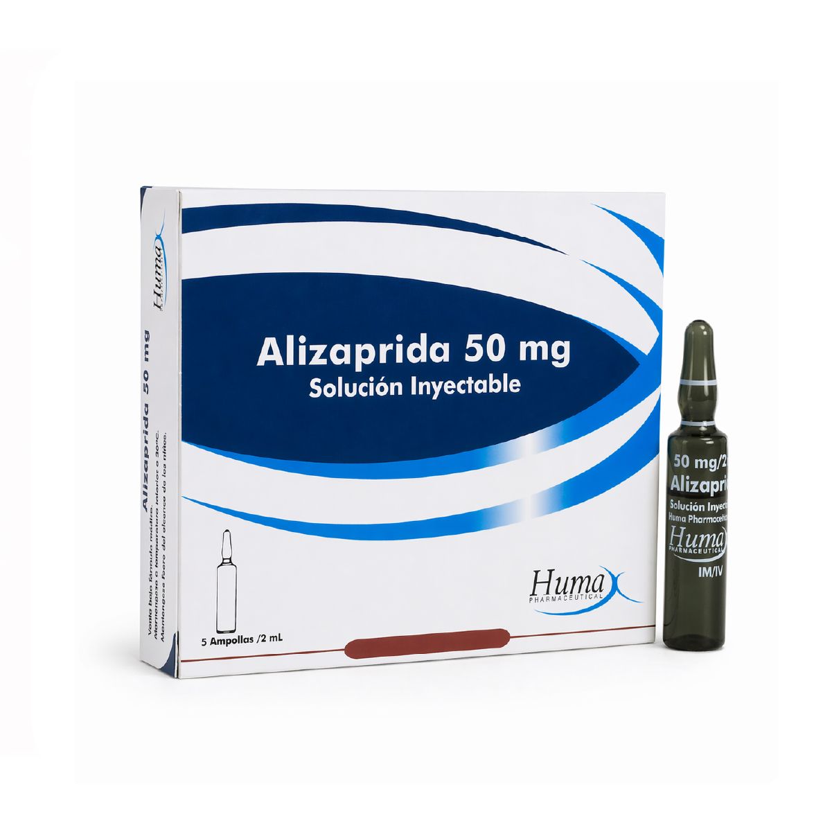 ALIZAPRIDA 50 MG/2ML INYECTABLE X 5 AMPOLLAS