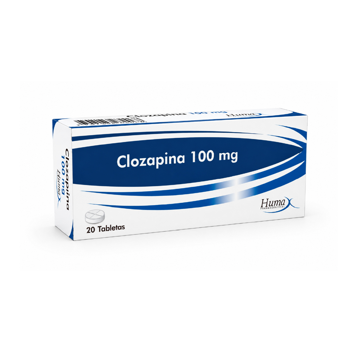 CLOZAPINA 100 MG CAJA X 20 TAB