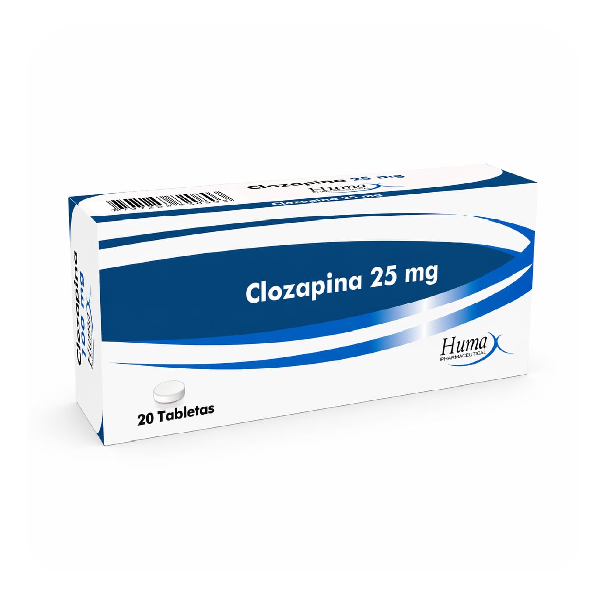 CLOZAPINA 25 MG CAJA X 20 TAB