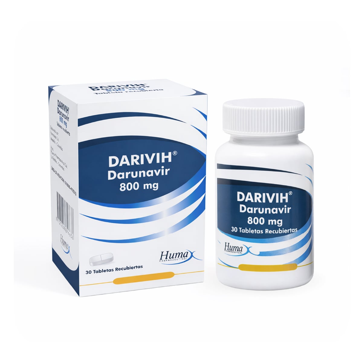 DARIVIH (DARUNAVIR) 800 MG FCO X 30 TAB