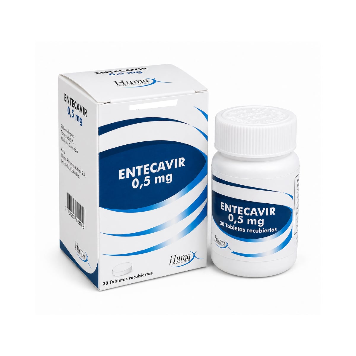 ENTECAVIR 0,5 MG FCO X 30 TAB