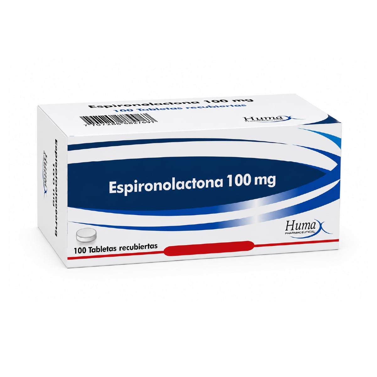 ESPIRONOLACTONA 100 MG CAJA X 100 TABLETAS