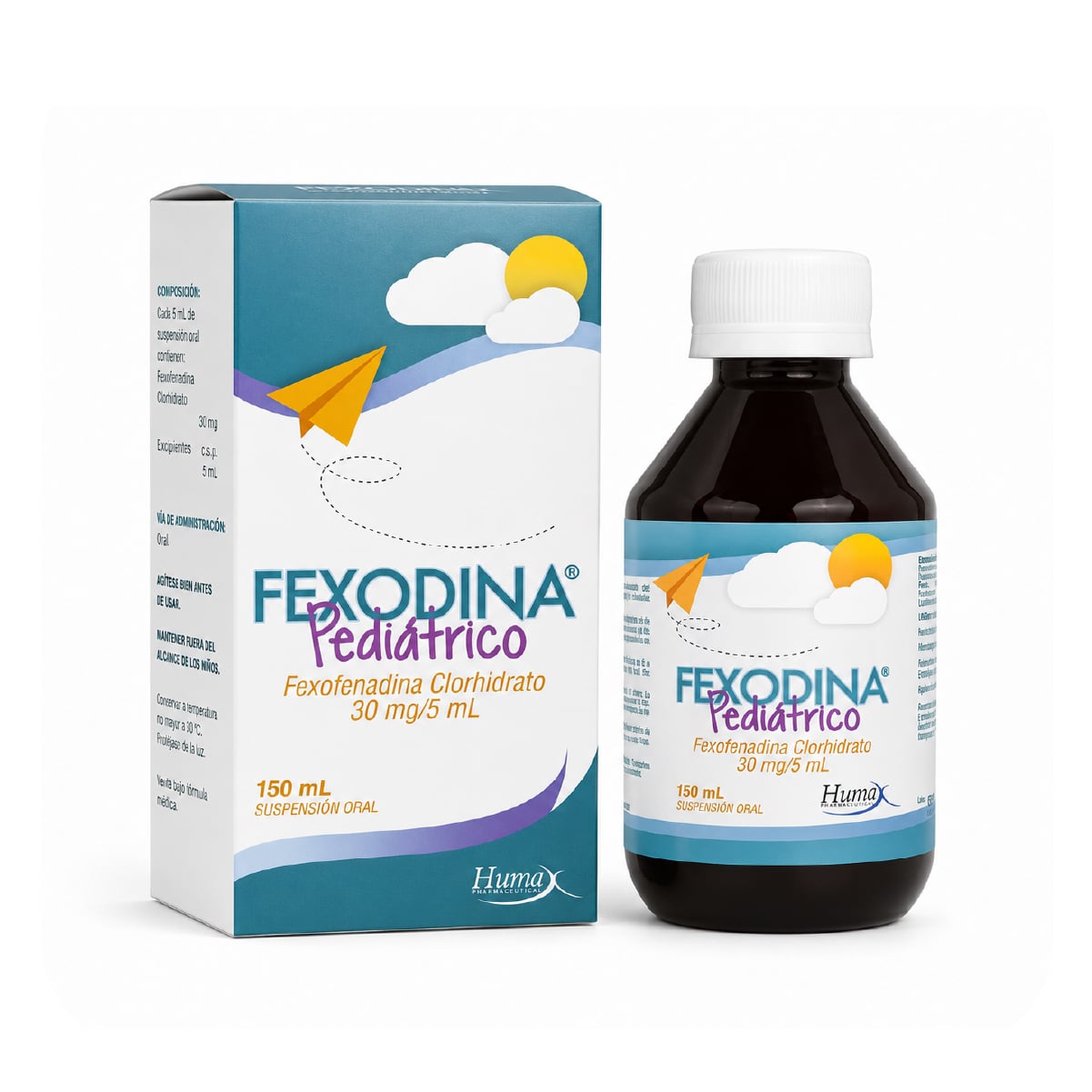 FEXODINA (FEXOFENADINA) 30MG/5ML SUSP ORAL FCO X 150ML