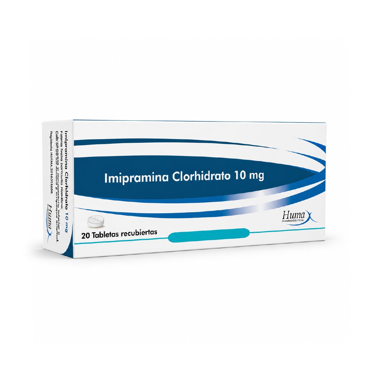 IMIPRAMINA 10 MG CAJA X 20 TAB