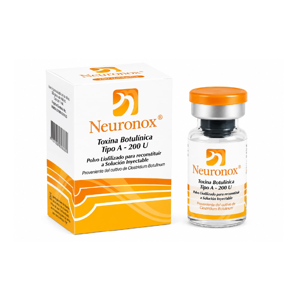 NEURONOX (TOXINA BOTULINICA TIPO A) 200 U.I POLVO LIOFILIZADO PARA RECONSTITUIR EN SOLUCIÓN INYECTABLE