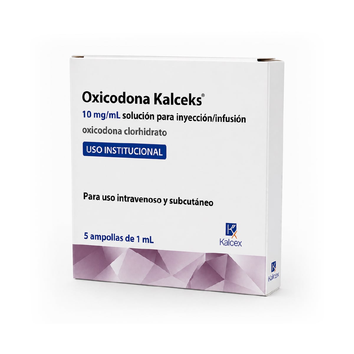 OXICODONA 10mg/ml SLN INY CAJA X 5 AMPOLLAS