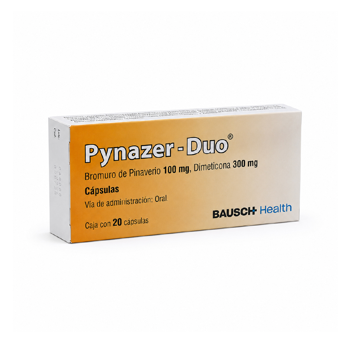 PYNAZER DUO ( BROMURO DE PINAVERIO 100MG + DIMETICONA 300MG) CAJA X 20 TABLETAS