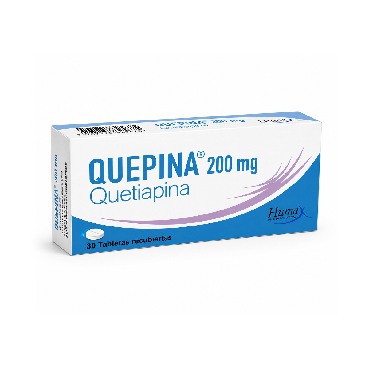 QUEPINA (FUMARATO DE QUETIAPINA) 200 MG CAJA X 30 TAB