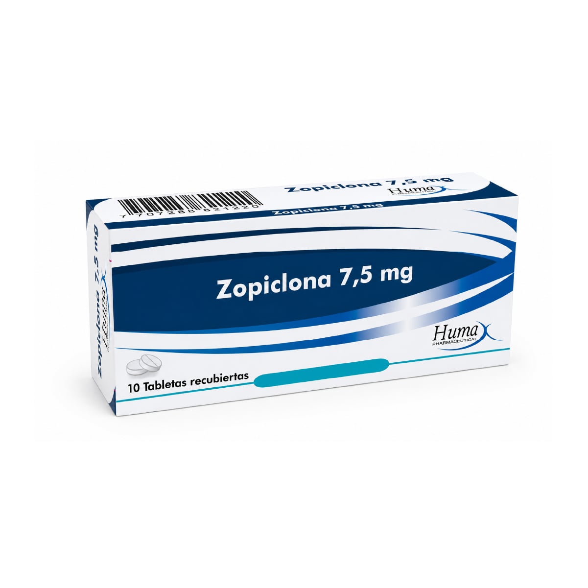 ZOPICLONA 7.5MG CAJA X 10 TABLETAS.